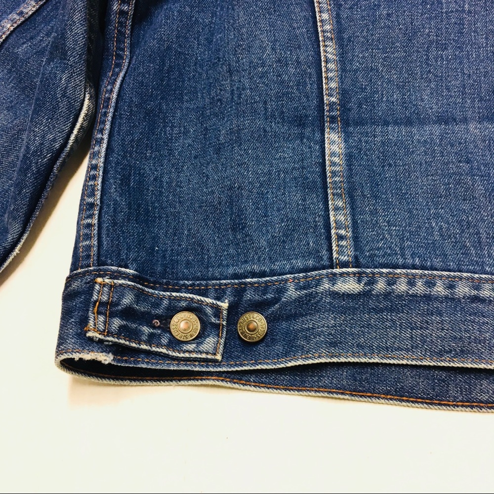 Vintage Levi’s men’s trucker jean jacket 48 L XL - Picture 3 of 8
